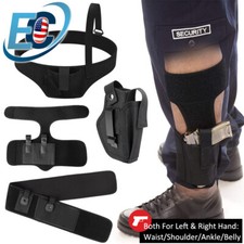 Gun Holster with Magazine Pouch Tactical Concealed Left/Right Hand Pistol Carry