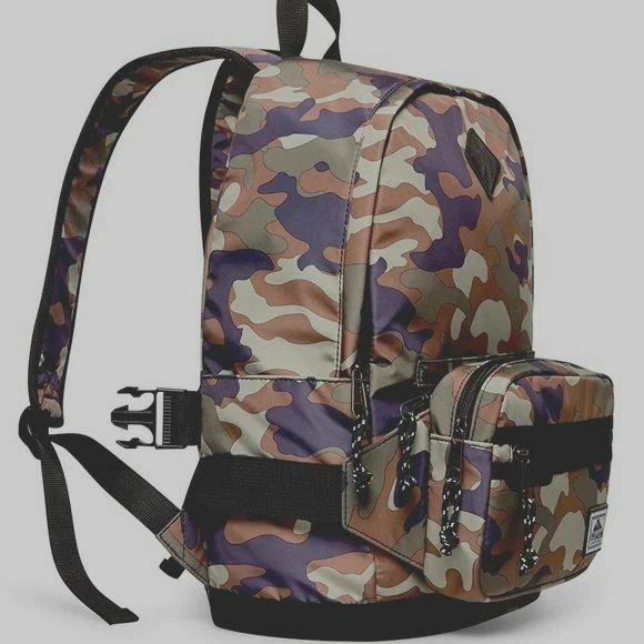 $30 Steve Madden Para hombres Verde Camuflaje Viaje Escuela Mochila Bolso para Libros Foto 2 de 4