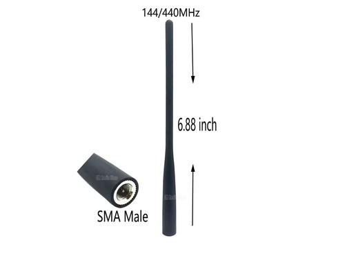 2Pcs 144/440MHz Stubby Antenna For FT2DR FT50R ft60r VX2R VX3R VX6R VX7R VX8D - Afbeelding 2 van 8