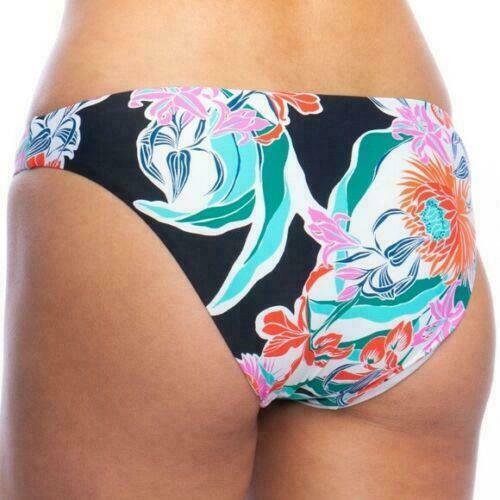 Trina Turk Tropic Wave geraffte Hipster Bikinihose Gr. 6 schwarz tropisch - Bild 2 von 2