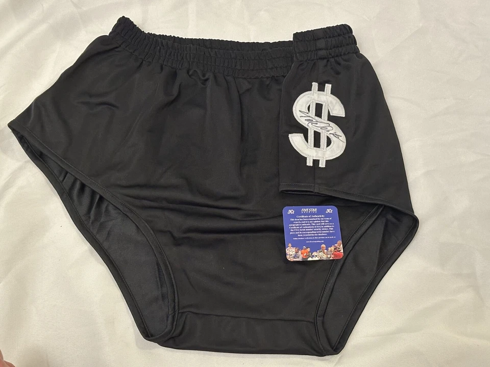 TED DIBIASE The Million Dollar Man signed Trunks - Authenticated Autograph & COA - Image 4 of 4