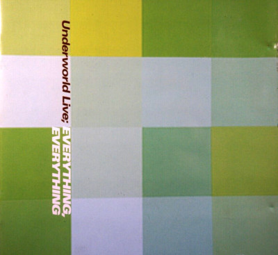 Underworld Live - Everything, Everything - CD, VG
