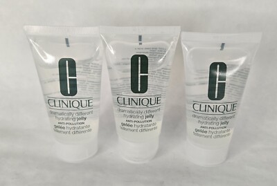 Lot Of 3 CLINIQUE Dramatically Different Hydrating Jelly 1.7oz - New