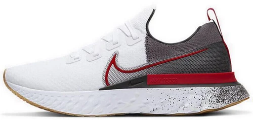 Nike React Infinity Run Flyknit White University Red