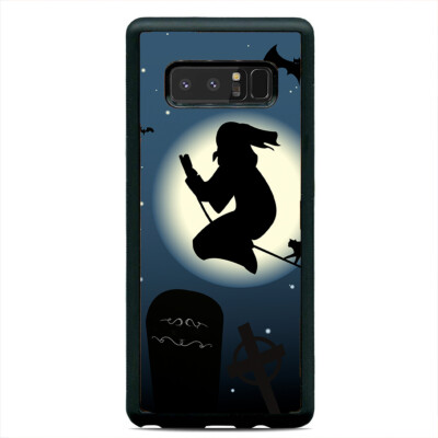 Halloween Witch Death Bats Moon Cover Samsung Galaxy Note 20 Ultra 10 Plus 9 8