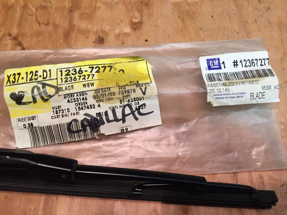 Cadillac Sevilla Monte Carlo 1998 1999 nos GM LIMPIAPARABRISAS 12367277 Foto 2 de 2