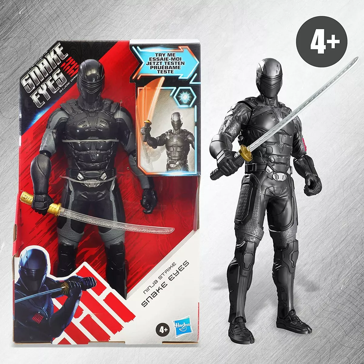 🔥SNAKE EYES Ninja Strike 🔥 GI Joe Origins Hasbro 12-Inch Action