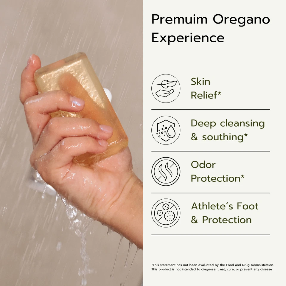 Aromavita Pure Defend Soap For Athletes Foot, Jock Itch & Odors, Cleans Acne Foto 3 de 4