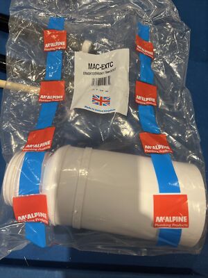 McAlpine MAC-EXTC 3''/75mm verstellbare Länge gerade Verlängerung MACFIT WC Connect