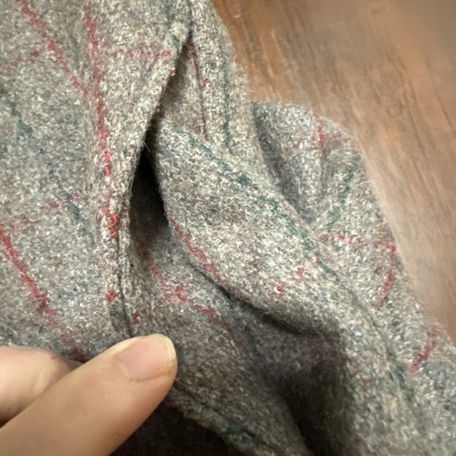 VTG Northway Mens Wool Pants 48”Wx 28”L Gray Pin Striped Water Repellent - Picture 13 of 17