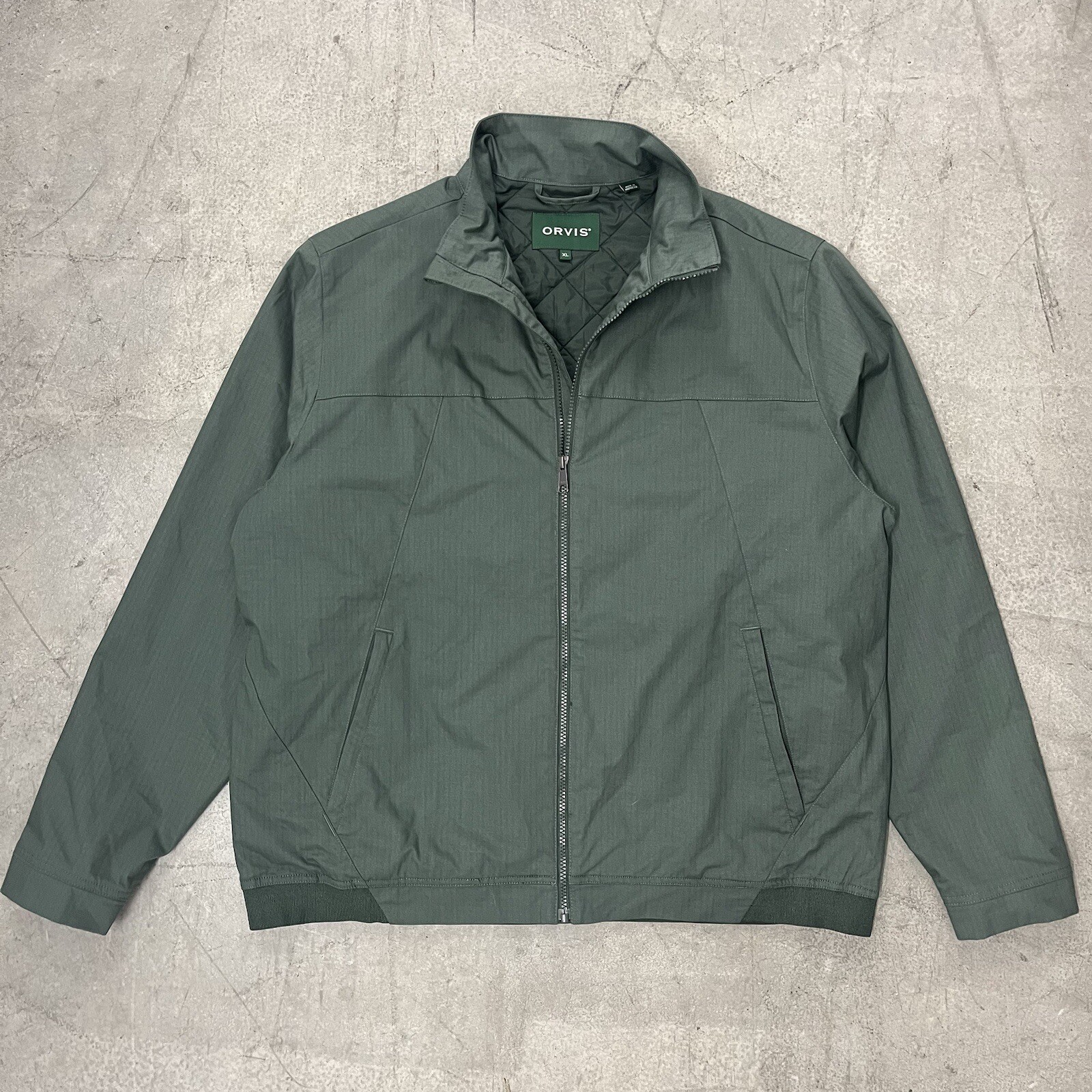 Orvis Quilt Lined Men’s Green Jacket XL eBay