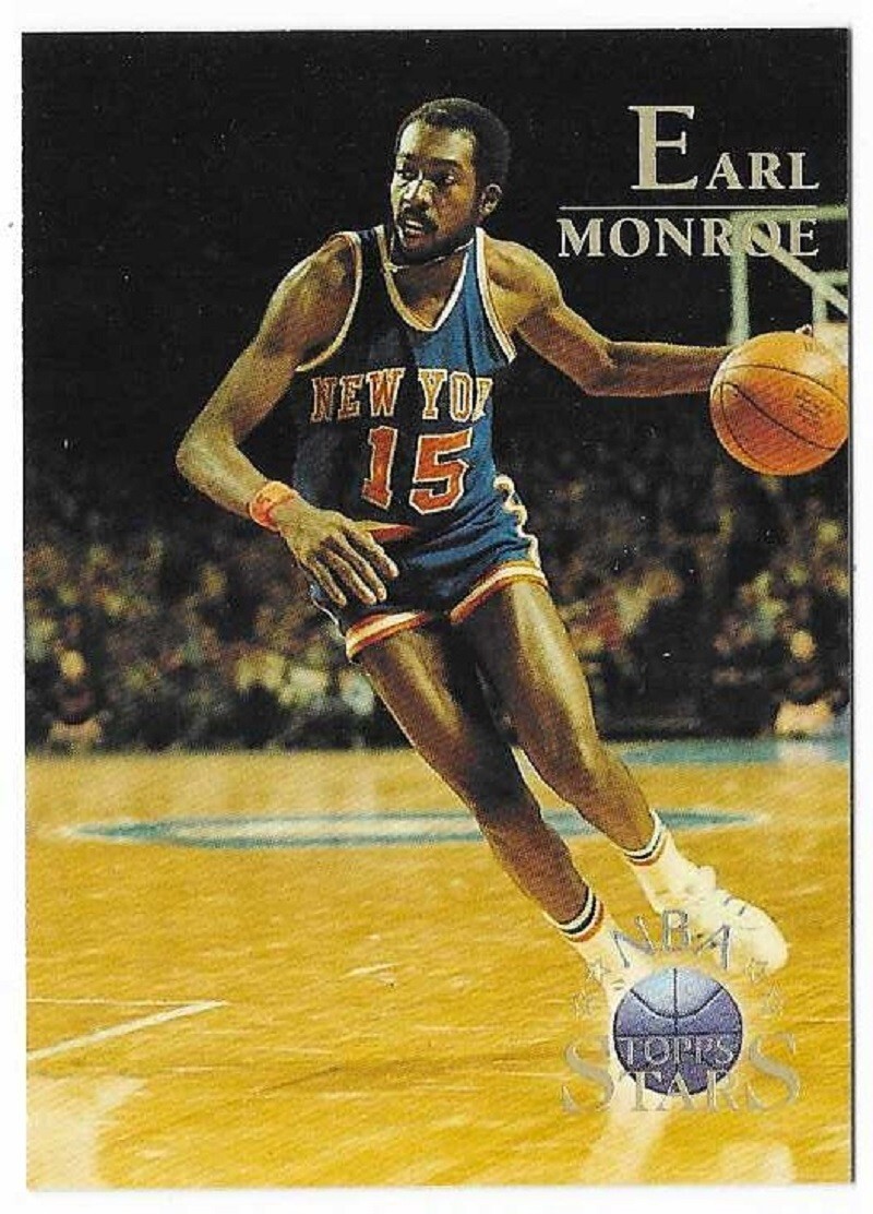 EARL MONROE 1996 Topps NBA Stars Basketball # 31 New York