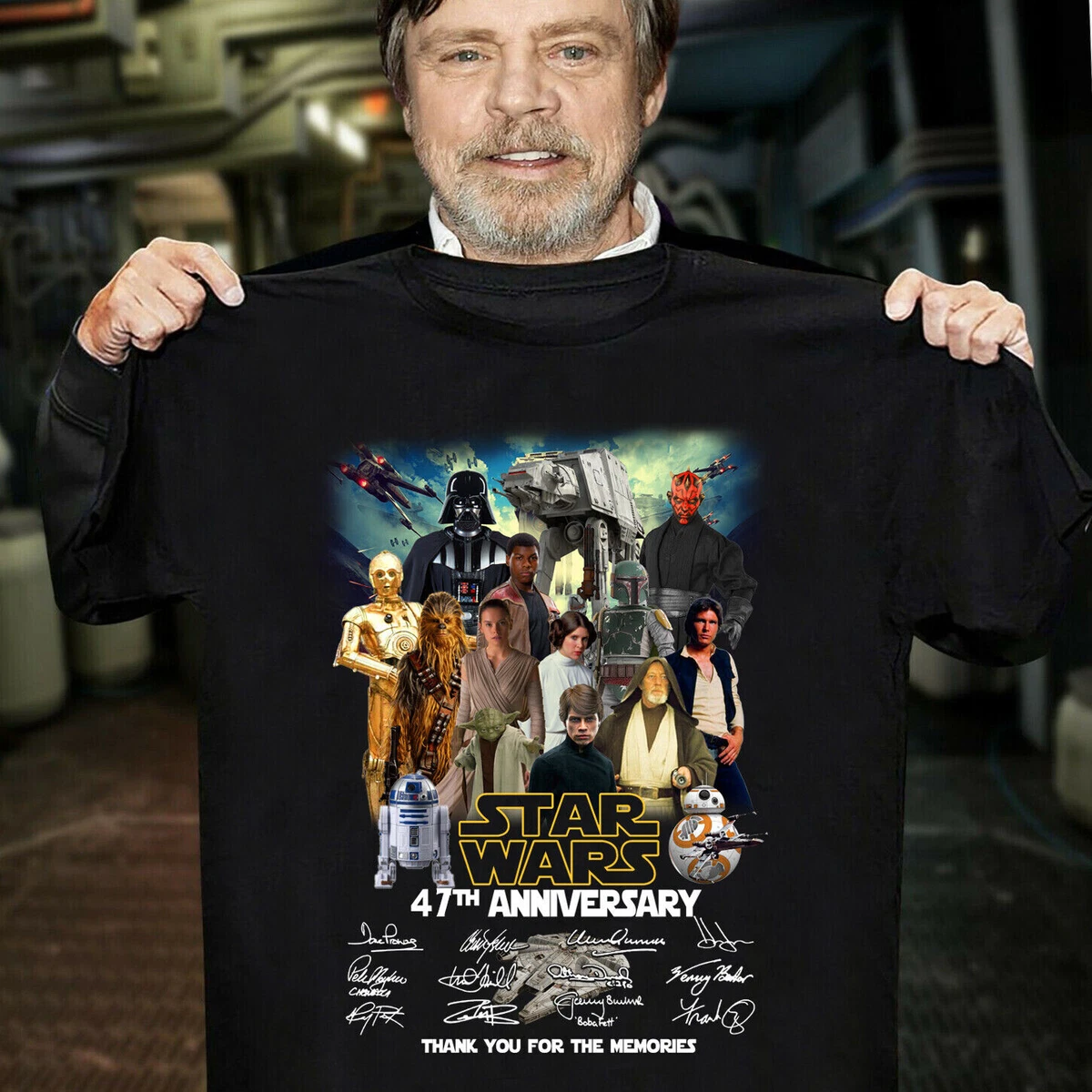 Star Wars 47th Anniversary Thank You For The Memories Tshirt Men