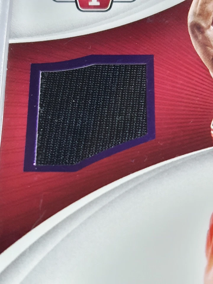 Camiseta deportiva troquelada Scottie Pippen 2014 totalmente certificada #parche púrpura/99 usada en juegos Foto 2 de 4