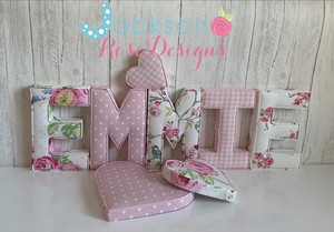 padded letters for nursery