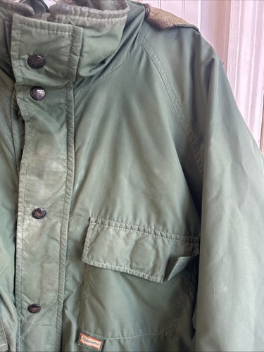 Vintage Remington Green Nylon GoreTex Outdoor Hunting Jacket USA Men's XL - Picture 4 of 15