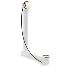 Kohler K-7213-SN Clearflo 1-1/2" Tub Drain Kit - with Overflow and PVC, Polished