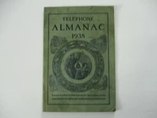 Vintage Telephone Almanac 1938 Bell System Subscribers AT&T Booklet