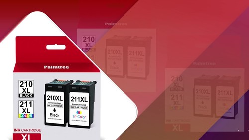 2PK PG-210XL CL-211XL Ink Cartridge compatible for Canon PIXMA MP240 250 270 260 - Video 1 of 1