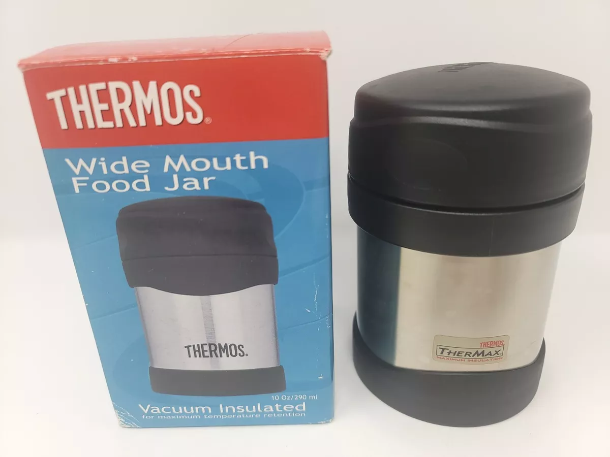 Thermos 10 oz Vacuum Insulated Food Jar, Stainless Steel