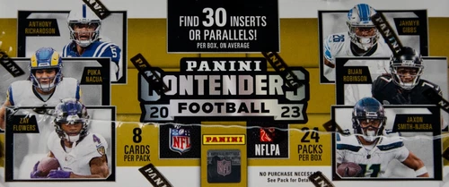 Panini 2023 Contenders NFL Football Retail Box, 24 Packs, Factory Sealed