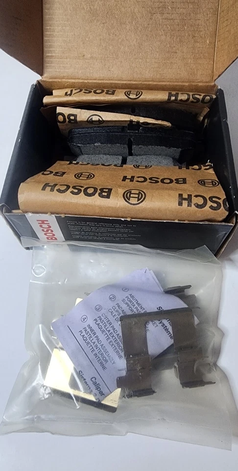 Bosch BC1281 Juego de pastillas de freno traseras de 2 ruedas para Honda Odyssey Pilot Acura MDX ¡Nuevo! Foto 3 de 3