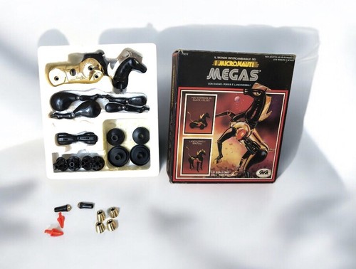 WR1 Micronauts Megas Horse Micronauti Mego Magnetic Robot Box Gig Italy Vintage - 第 1/8 張圖片