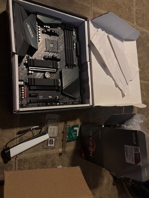 used desktop computer parts. AMD and other. CPU, Motherboard, and Wireless adapt