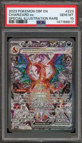 Pokemon Charizard ex Obsidian Flames Special Illustration Rare #223 PSA 10
