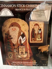 VHTF Homespun Elegance Cinammon Stick REJOICE IN PEACE Pattern & Embellishments