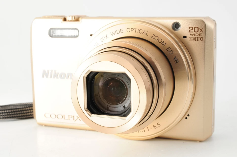 Nikon Coolpix S7000 16MP Gold Digitalkamera mit SD-Karte [NEAR MINT] #991 - Bild 2 von 4