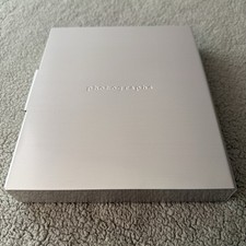 Pottery Barn Metal 4x6 4"x6" Photo Album Box Book 96 Pictures NEW OLD STOCK