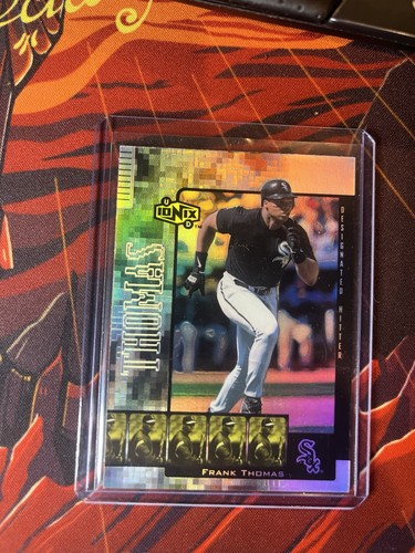 ERROR Frank Thomas - 2000 UD Ionix Reciprocal RARE SP Kenny Lofton Back - Picture 3 of 3
