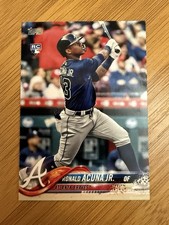 Topps 2018 Update Series Ronald Acuña Jr. Rookie - #US250 - Atlanta Braves