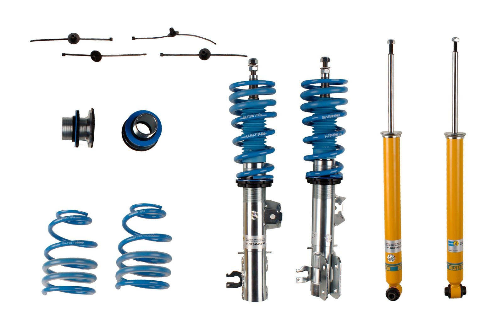 Bilstein B14 Front + Rear Coilover Suspension Kit for VAUXHALL CORSA Mk III (D)