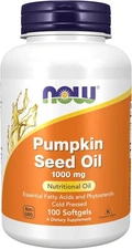 NOW Supplements, Pumpkin Seed Oil 1000 mg with Essential Fatty Acids and Phytost