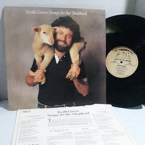 Keith Green Songs For The Shepherd 1982 PGR-2 VG+VINYL LP w/Lyric Sleeve 
