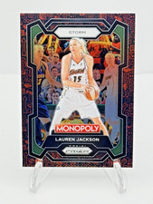 2024 Panini Prizm Monopoly WNBA - Lauren Jackson Black Red Icons Prizm #12 Storm