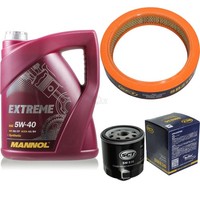 Inspektionspaket 5L Mannol 5W-40 FüR VW Lupo 1.0 Polo 1.4 Seat Arosa Ibiza II