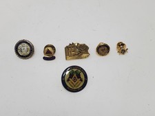 Vintage Royal Arch Masonic Lapel Pin Freemason Tie Clip Ohio 1/10 10K GF