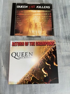 Queen Live Killers & Return of the Champions CD Lot   3 Discs