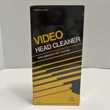 Realistic Video Head Cleaner VHS VCR Cassette Non Abrasive Wet System 44-1185