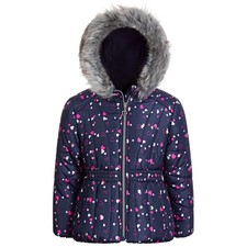 S Rothschild  Co Toddler  Little Girls Foil-Print Quilted Puffer Coat Size 2t