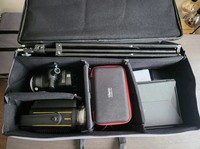Camera Equipment Carry Bag Padded Large Storage Photographer Videographer Case