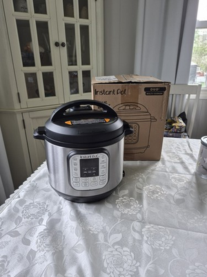 #ad #ad Instant Pot 6 qt. 7 in1 Electric Pressure Cooker Black Silver Brand New $79.99