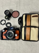 Nikon Nikonos v Orange UW Camera Lens 28mm f3.5 with Original Case And Extras