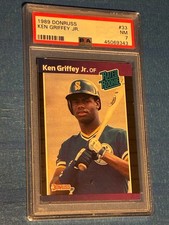 1989 Donruss Ken Griffey Jr #33 Rated Rookie PSA