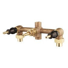 Pfister 0131XA Rough Valves 8 In. Fixed Brass 3-Handle Valve Body