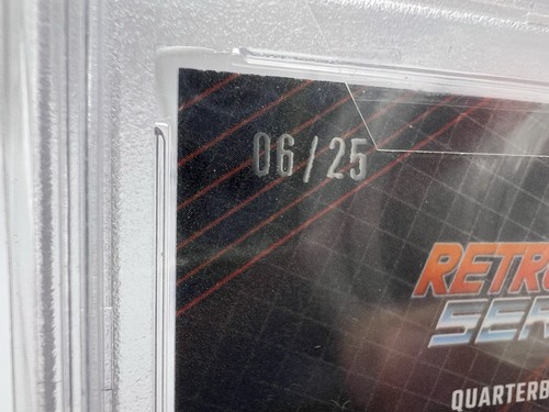 2023 Donruss Optic Drew Brees Retro Series Purple Stars /25 PSA 10 GEM MT Pop 1! - Bild 7 von 9