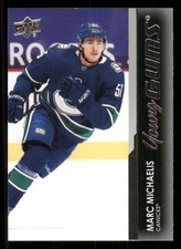 2021-22 Upper Deck YOUNG GUNS Marc Michaelis Vancouver Canucks #235